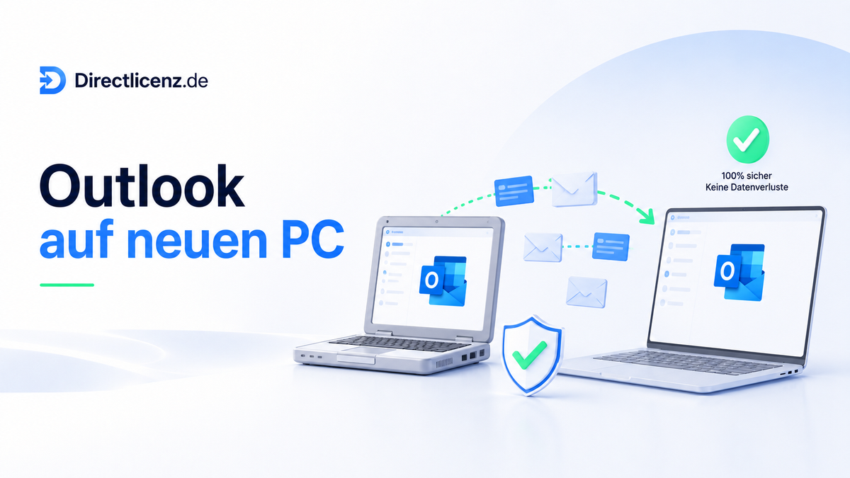 Outlook E-Mails ohne Datenverlust auf einen neuen PC übertragen
