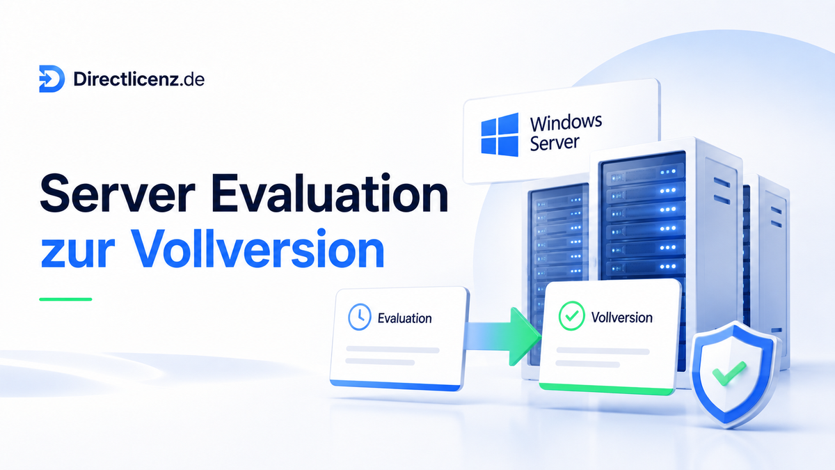 Windows Server Evaluation in eine Vollversion umwandeln (Anleitung)