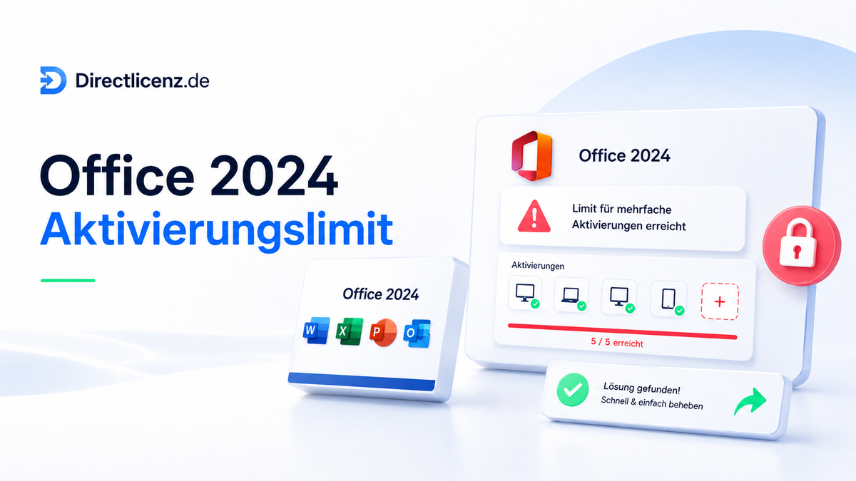 Office 2024 Aktivierung schlägt fehl? Limit für mehrfache Aktivierungen erreicht